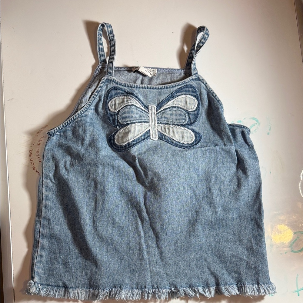 Stella McCartney Blue Denim Butterfly Camisole